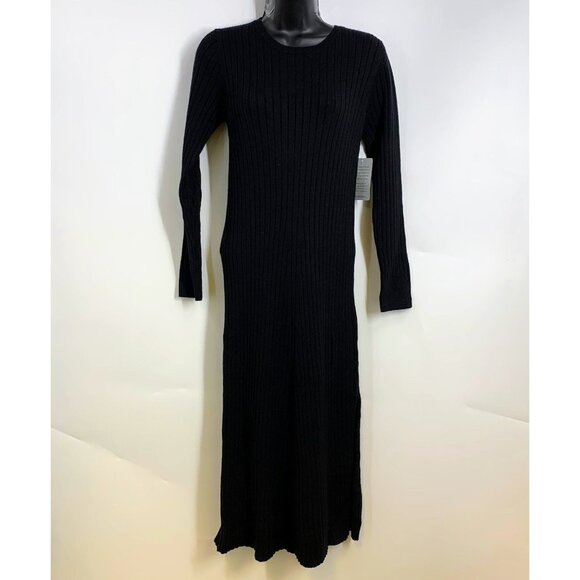 Wayf Emily x Dede Women's Ribbed Knit Sweater Midi Dress Size XS NWT - Picture 1 of 14